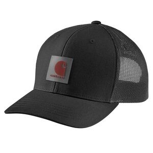 Carhartt Men's Rugged Flex Hat Twill Mesh-Back Logo Patch Cap 105216 OS Gorpcore